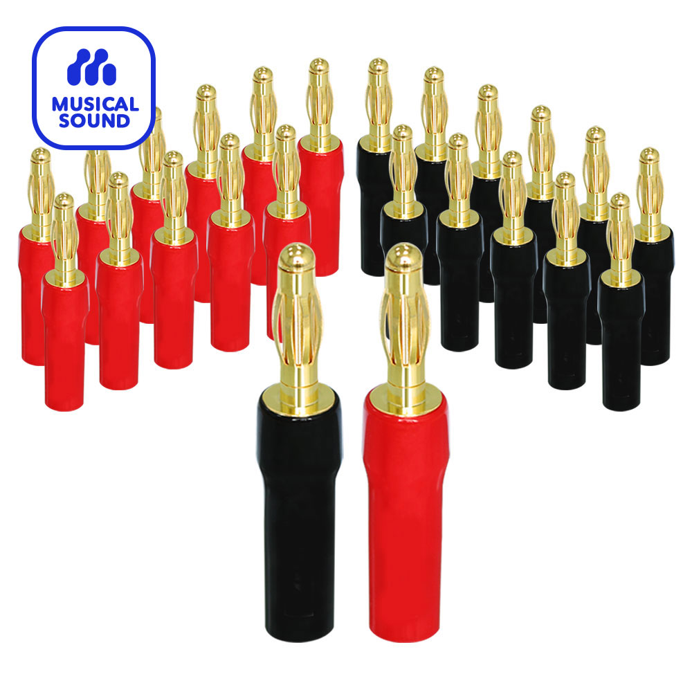 Home Cinema Accessories - Wtyki bananowe Złącze audio jack 12