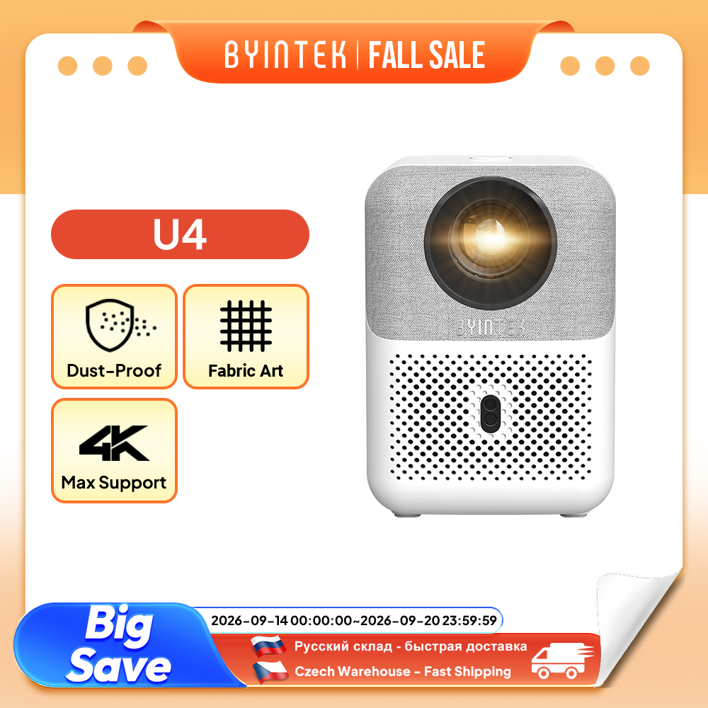 Home Cinema Night - Projektor Mini BYINTEK Full HD U4