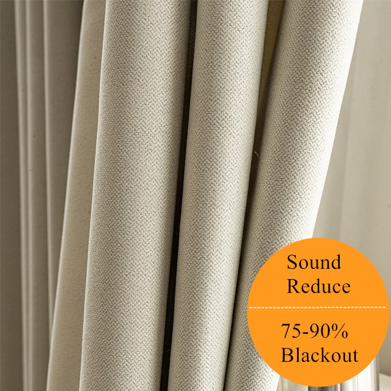 Blackout Curtain Thick - 310cm wysokość 75-90% zasłony zaciemniające do