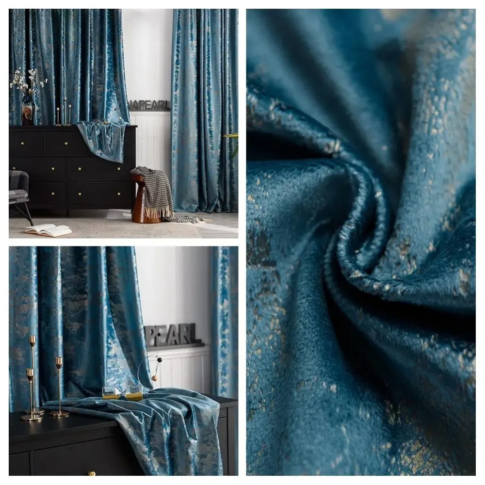 Blackout Curtain Thick - Luksusowe, grube zasłony z aksamitu do