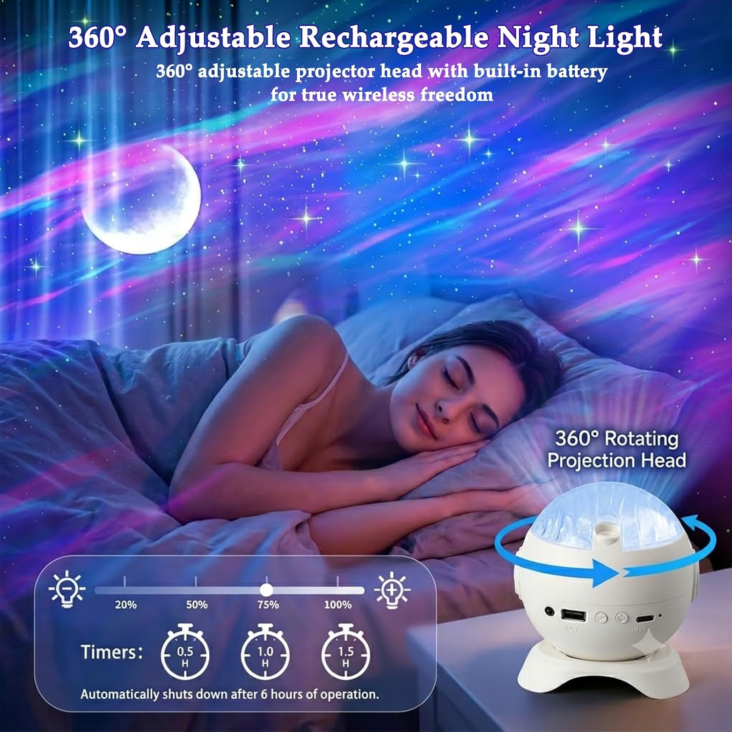 1-4 szt. Projektor Aurora Star – Home Cinema Night recenzja i cena