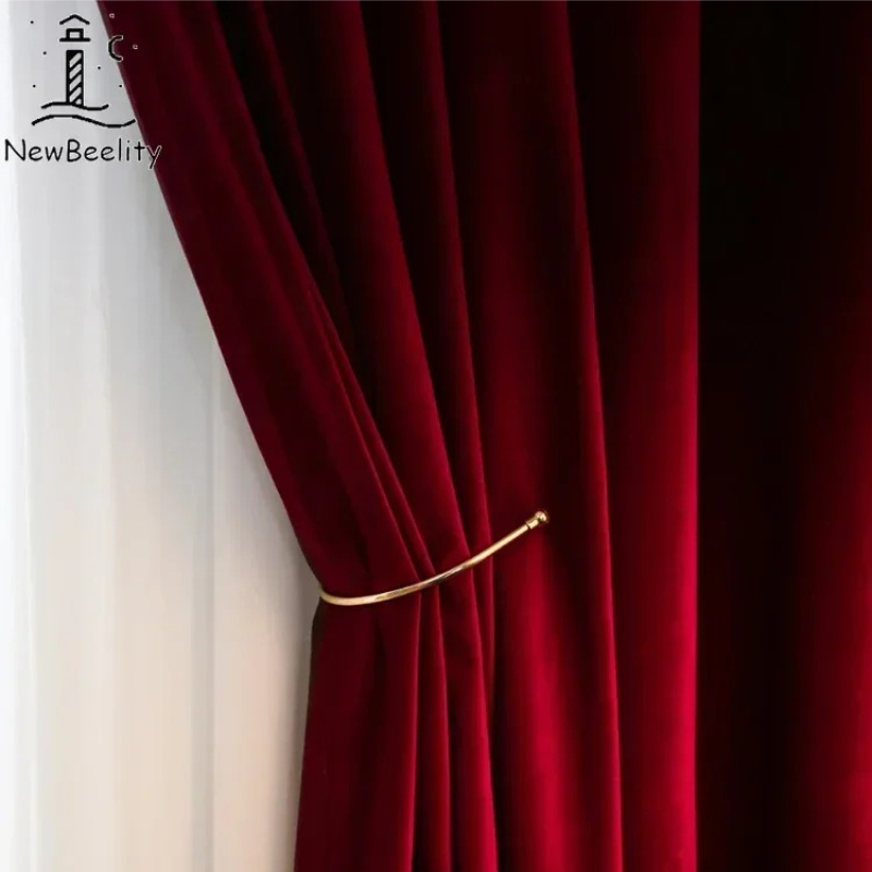 Nordycki współczesny bordowy c – Blackout Curtain Thick recenzja i cena