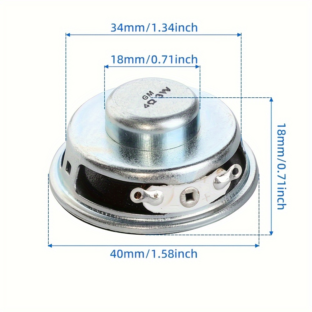 AUIN 2 szt. Mini 1,5-calowe pe – Home Cinema Accessories recenzja i cena