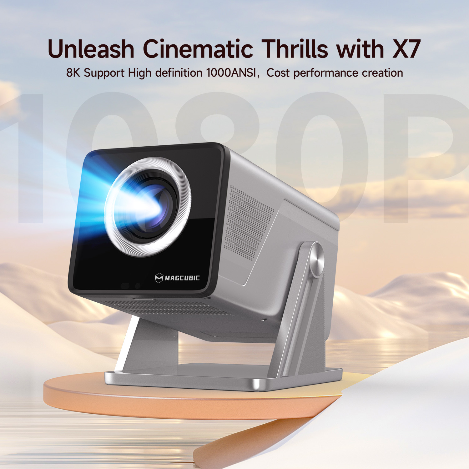 Projektor Magcubic 8K HD 1080P – Home Cinema Night recenzja i cena