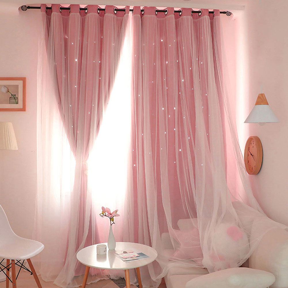 1/2Pcs Stars Blackout Curtains – Blackout Curtain Thick recenzja i cena