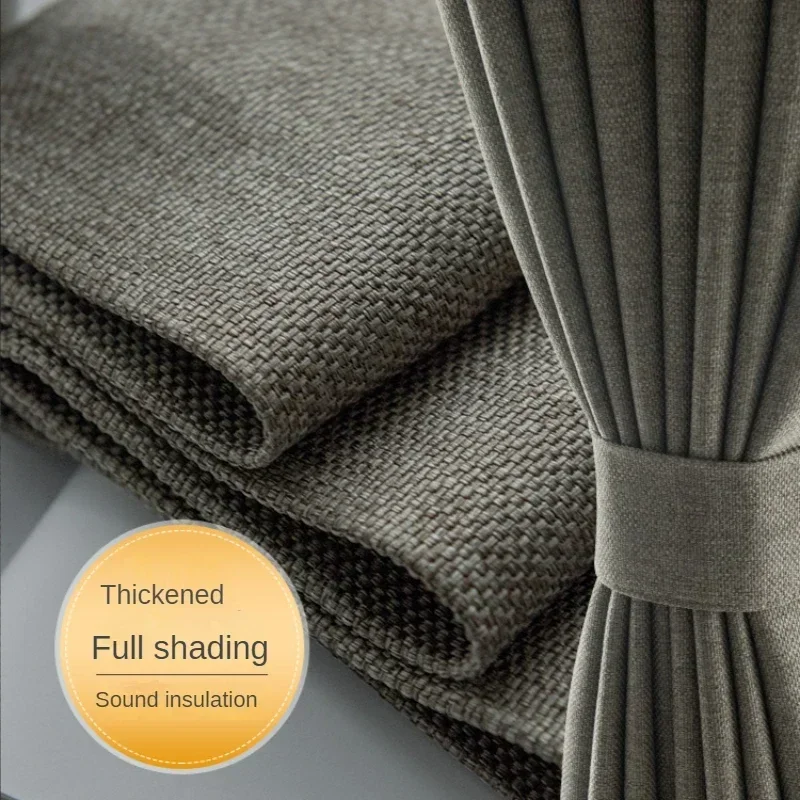 Bawełniane lniane zasłony zaci – Blackout Curtain Thick recenzja i cena