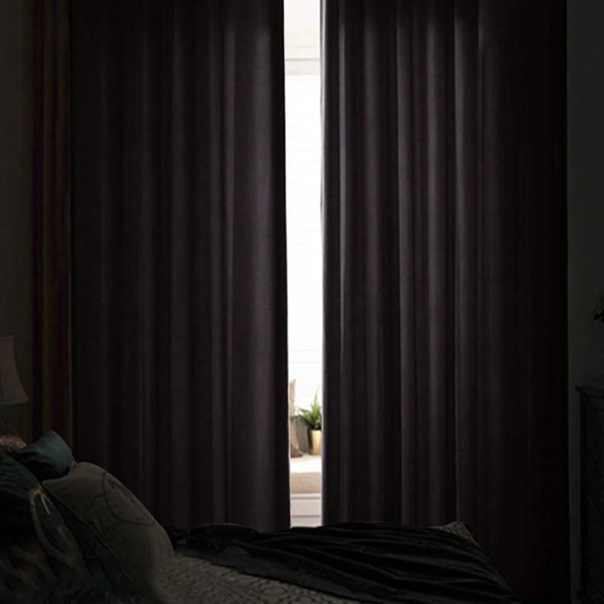 1 szt. Czarna aksamitna zasłon – Blackout Curtain Thick recenzja i cena