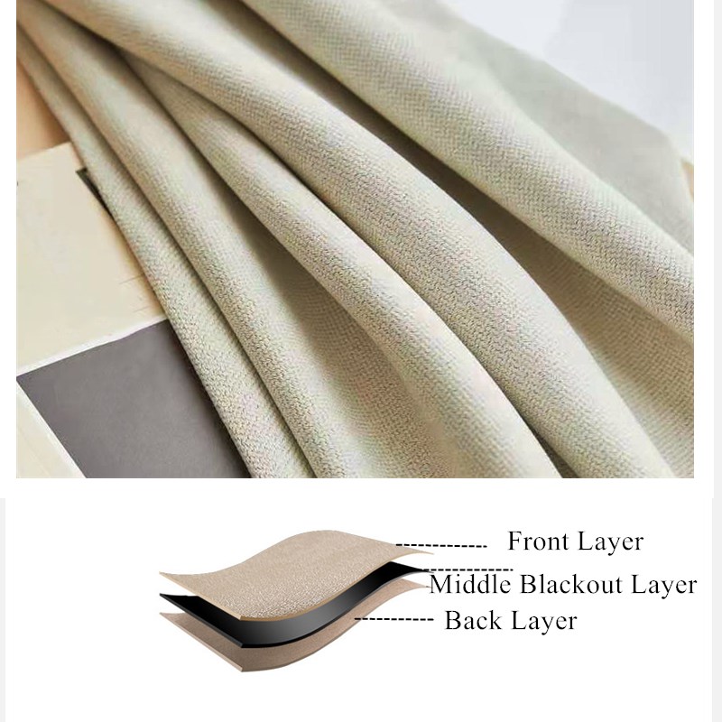 310cm wysokość 75-90% zasłony  – Blackout Curtain Thick recenzja i cena